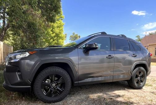 Gray 2021 Toyota RAV4 XLE