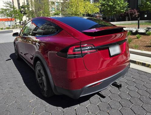 Red 2026 Tesla Model X Plaid