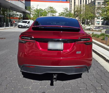 Red 2026 Tesla Model X Plaid