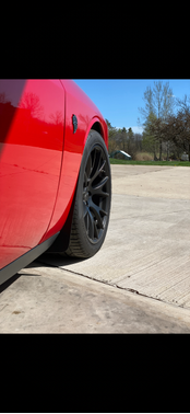 Red 2015 Dodge Challenger SRT Hellcat