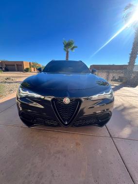 Black 2024 Alfa Romeo Stelvio Veloce