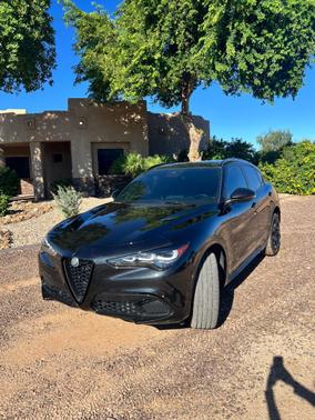 Black 2024 Alfa Romeo Stelvio Veloce