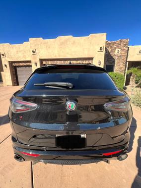 Black 2024 Alfa Romeo Stelvio Veloce