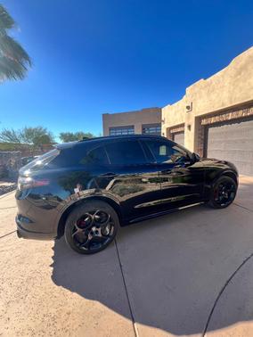 Black 2024 Alfa Romeo Stelvio Veloce