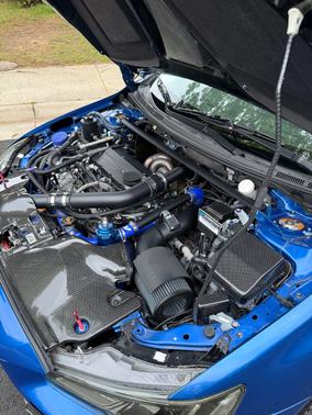 Blue 2011 Mitsubishi Lancer Evolution GSR