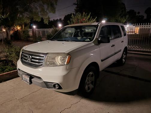 White 2013 Honda Pilot LX