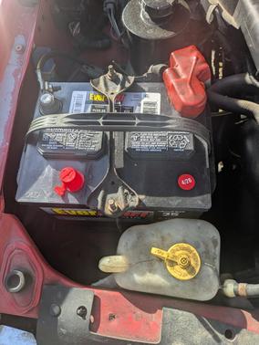 Red 1994 Nissan Pickup Truck XE