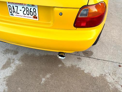 Yellow 1997 Honda del Sol Si
