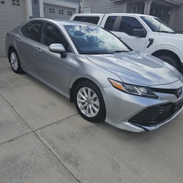 Silver 2019 Toyota Camry LE