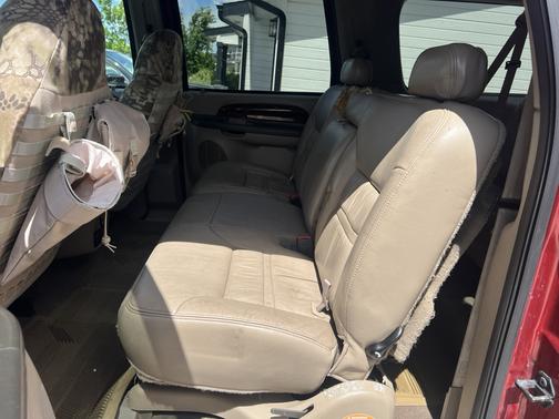 Red 2001 Ford Excursion Limited