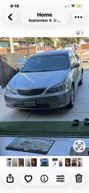 Silver 2005 Toyota Camry SE