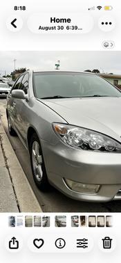 Silver 2005 Toyota Camry SE
