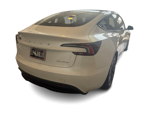 White 2024 Tesla Model 3 Long Range
