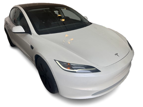 White 2024 Tesla Model 3 Long Range