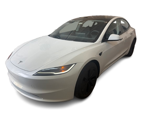 White 2024 Tesla Model 3 Long Range