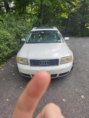 White 2002 Audi S6 Avant