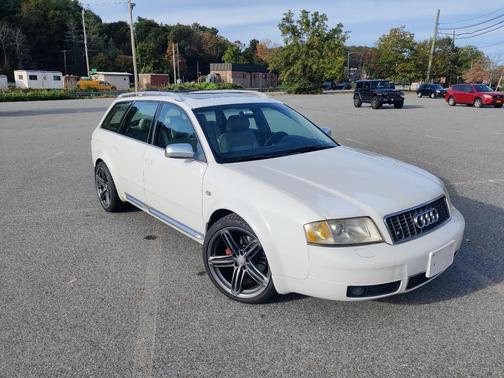 White 2002 Audi S6 Avant