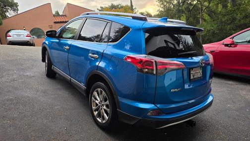 Blue 2017 Toyota RAV4 Hybrid Limited