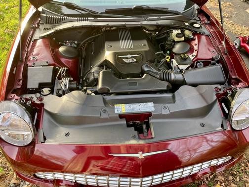 Red 2004 Ford Thunderbird Deluxe