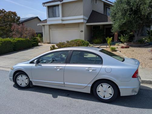 Silver 2007 Honda Civic Hybrid Base