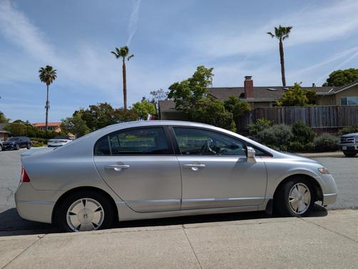 Silver 2007 Honda Civic Hybrid Base