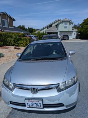 Silver 2007 Honda Civic Hybrid Base