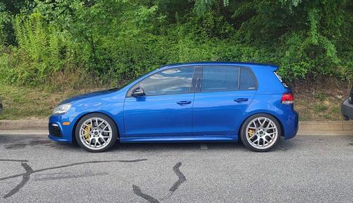 Blue 2013 Volkswagen Golf R 4-Door