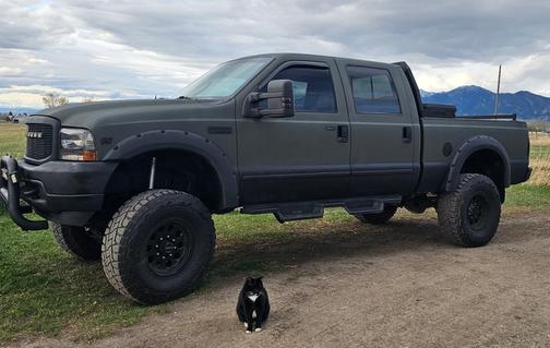 Green 2004 Ford F-250 XL Crew Cab Super Duty