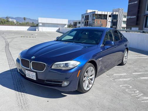 Blue 2012 BMW 535 i