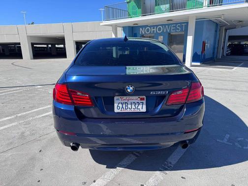 Blue 2012 BMW 535 i