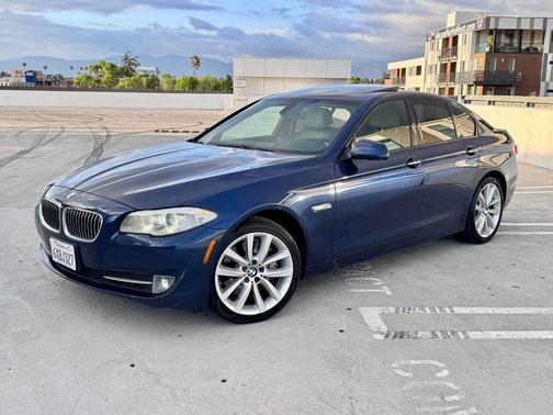Blue 2012 BMW 535 i