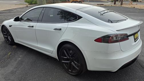 White 2022 Tesla Model S Plaid