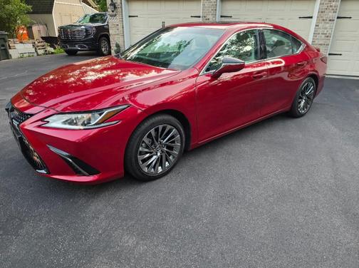 Red 2024 Lexus ES 300h Luxury