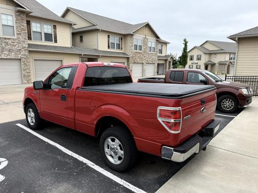 Red 2010 Ford F-150 XLT