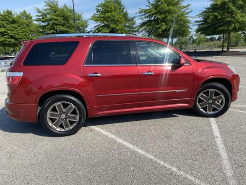 Red 2012 GMC Acadia Denali