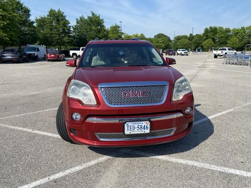 Red 2012 GMC Acadia Denali