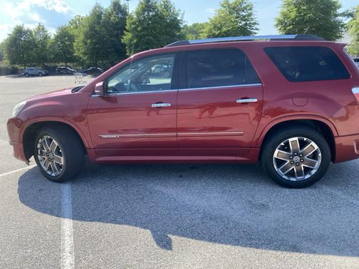 Red 2012 GMC Acadia Denali
