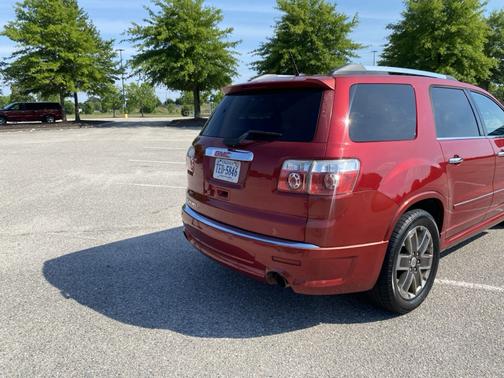 Red 2012 GMC Acadia Denali