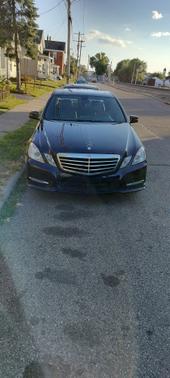 Blue 2013 Mercedes-Benz E-Class E 350 4MATIC