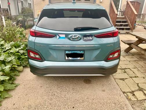 Blue 2020 Hyundai KONA EV Limited