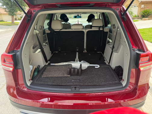Red 2018 Volkswagen Atlas 2.0T SE