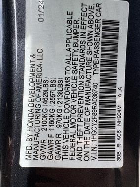 2024 Honda Accord Hybrid Touring