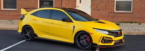 Yellow 2021 Honda Civic Type R Limited Edition