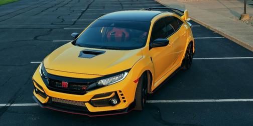Yellow 2021 Honda Civic Type R Limited Edition