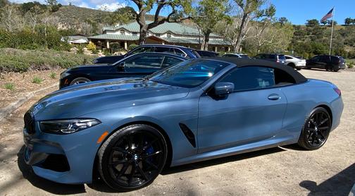 Blue 2021 BMW M850 i xDrive