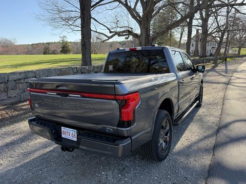 Gray 2024 Ford F-150 Lightning LARIAT