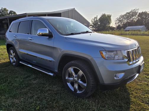Blue 2012 Jeep Grand Cherokee Overland
