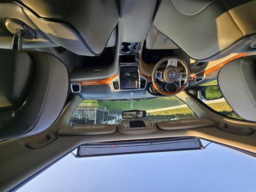 Blue 2012 Jeep Grand Cherokee Overland