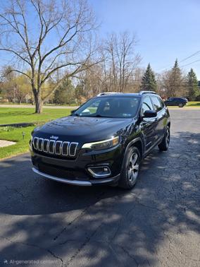 Black 2019 Jeep Cherokee Limited