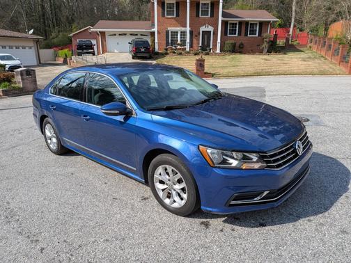 Blue 2016 Volkswagen Passat 1.8T S